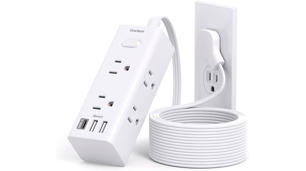 10ft multi outlets usb cord