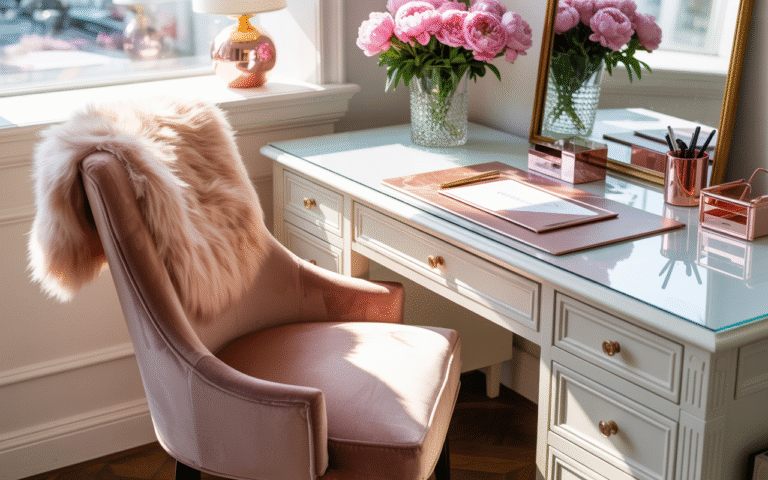 Essential Elements of Feminine Office Decor