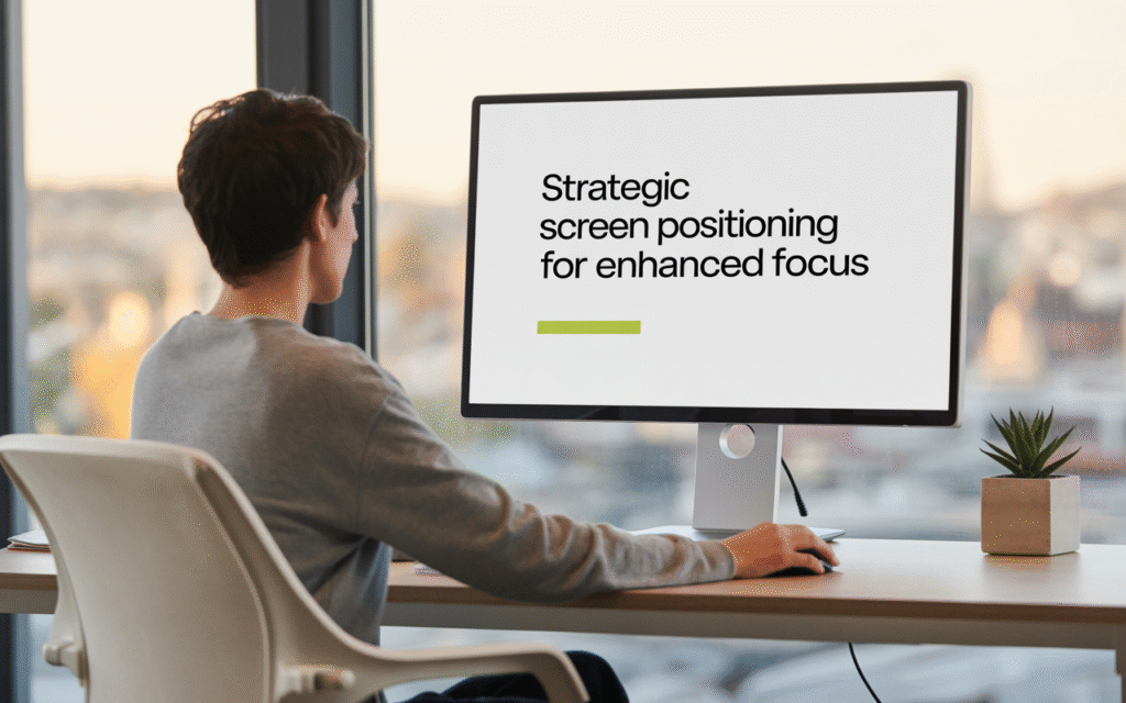 Strategic Screen Positioning for Enhanced Focus
