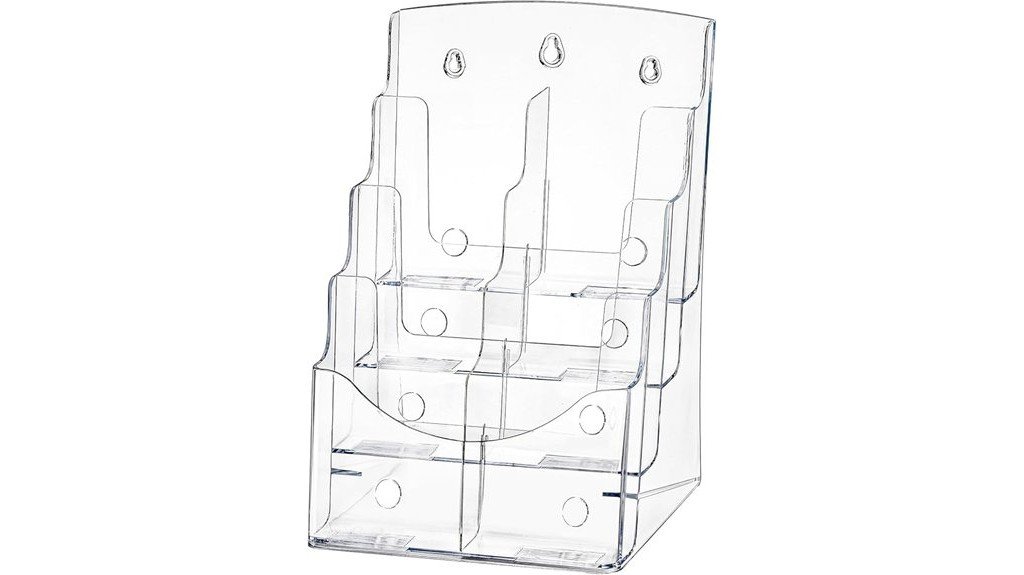 acrylic brochure display stand