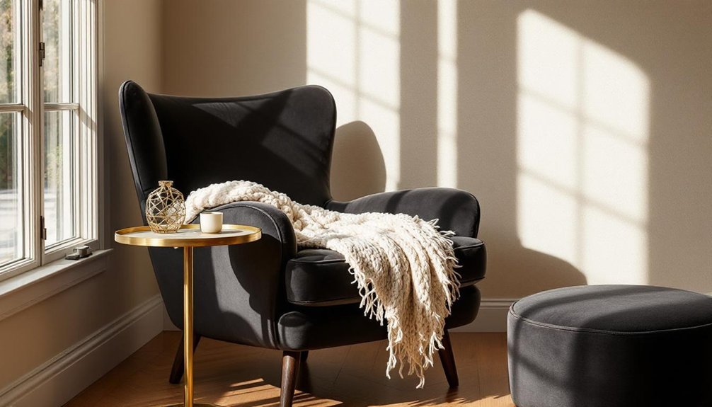 comfortable ergonomic seating setup