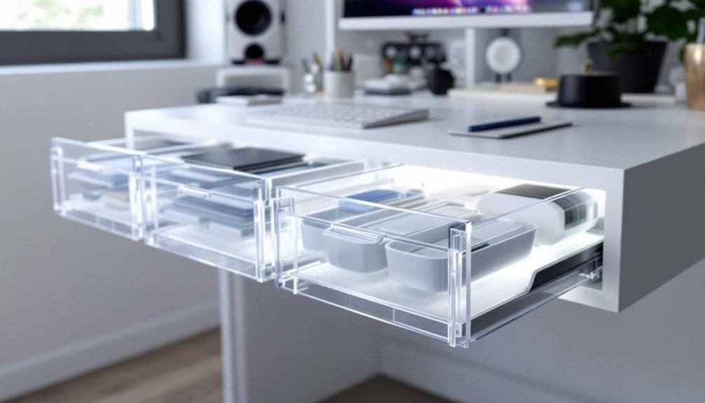 creative under desk organization solutions