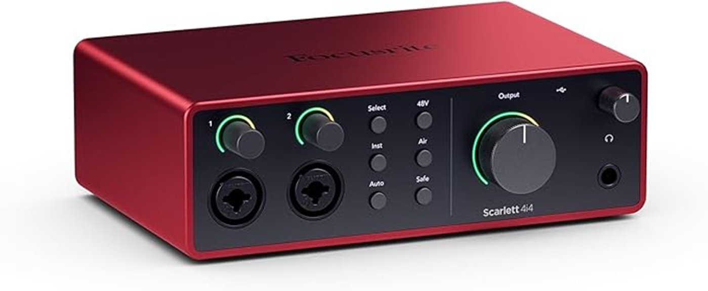 focusrite scarlett 4i4 interface