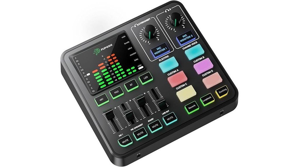 gaming audio mixer device