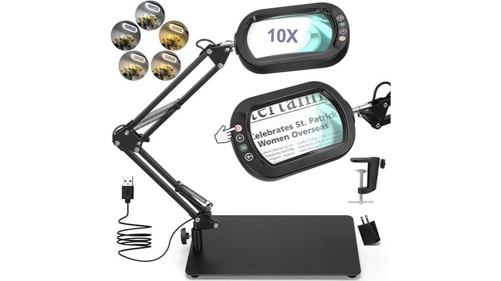 hands free magnifying lamp