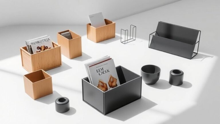 magazine holders for organization