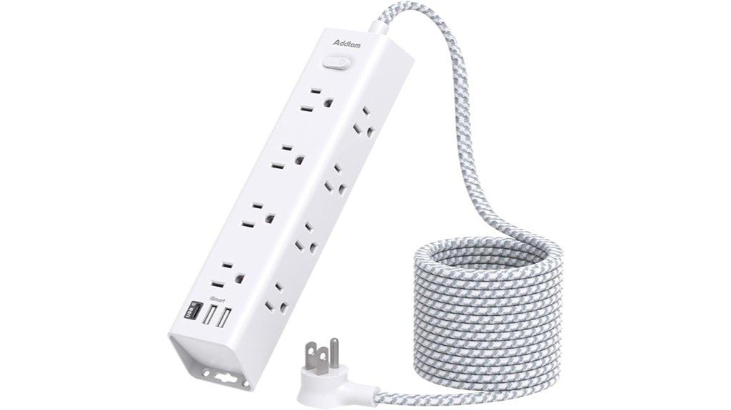 multiple outlets and usbs
