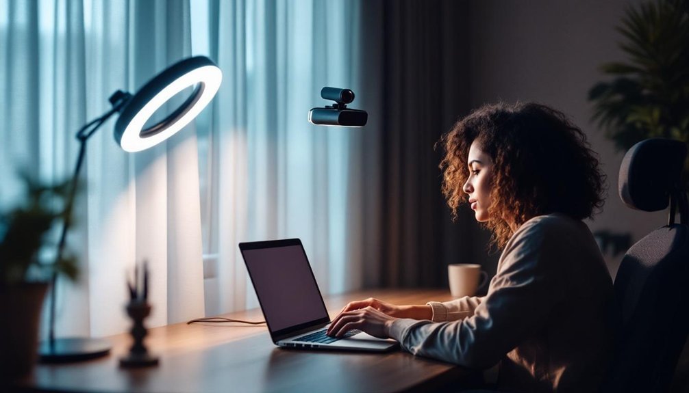 strategic lighting for video calls