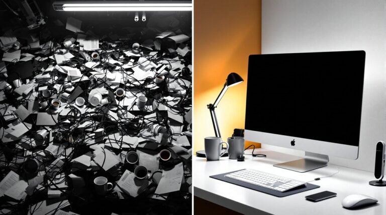 workspace organization and efficiency